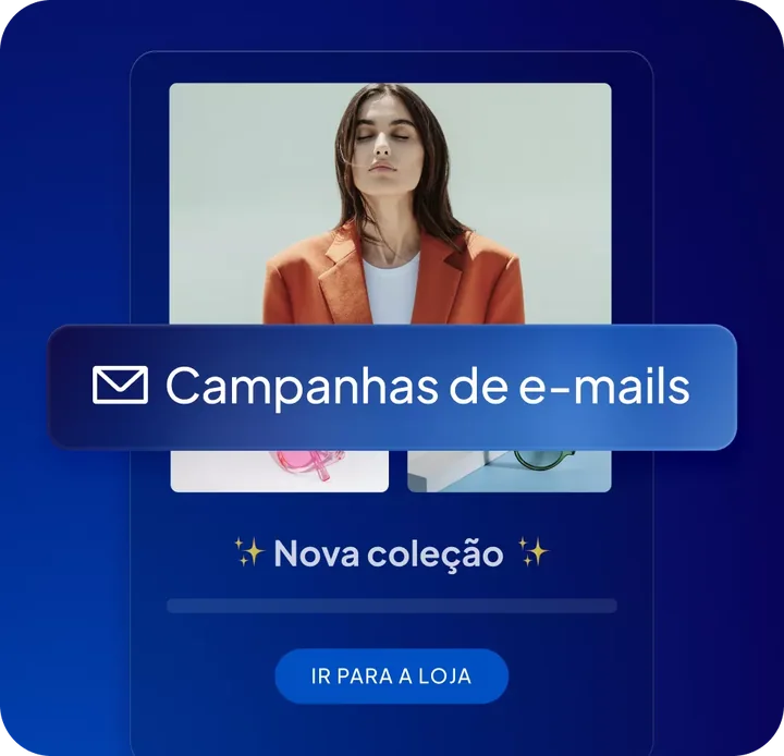 Ilustração oficial do Nuvem Marketing com campanha de e-mail